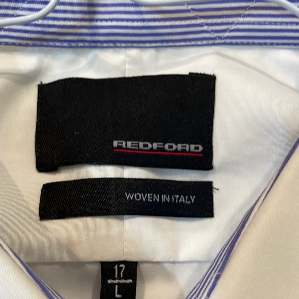 RedFord white French cuff Dress Shirt Classic Business Style